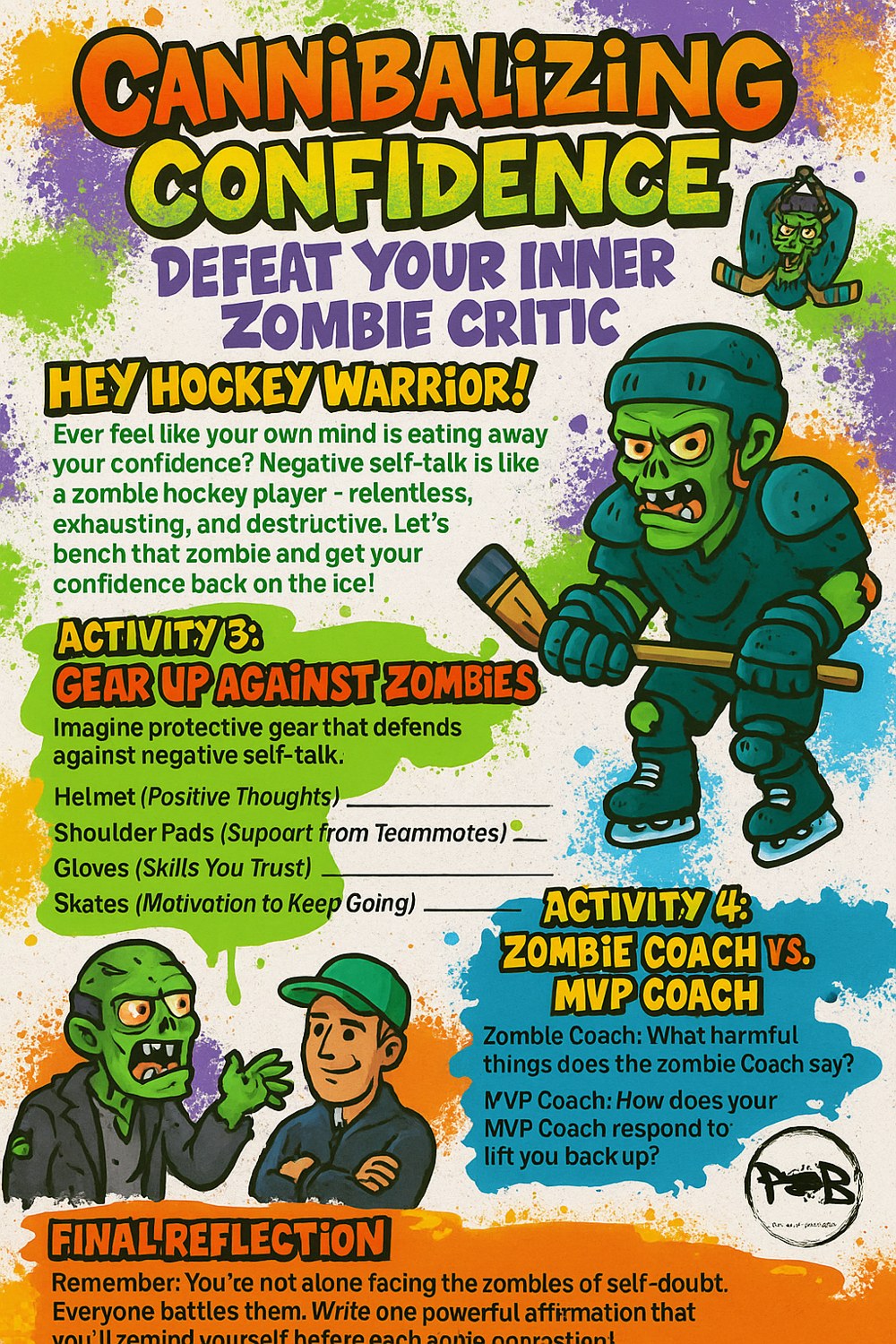 Confidence gear and coach reflection worksheet