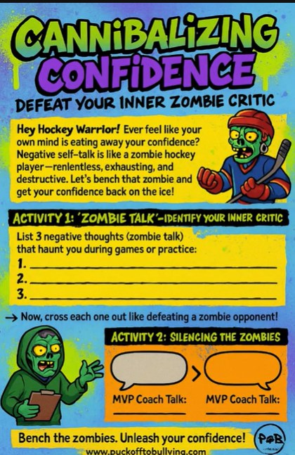 Zombie talk and MVP coach talk worksheet